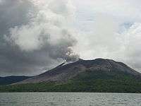 Eruption of Mt Garet in Sept 2010