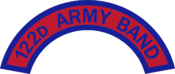 122nd Army Band Tab
