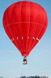 Red Hot air balloon