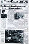 Image of newspaper story about Peter Göring