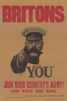 Britons Lord Kitchener wants you