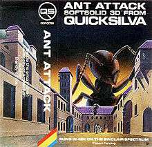 Ant Attack cassette cover art