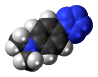 4-Dimethylaminophenylpentazole molecule