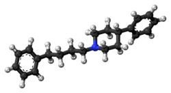 Ball-and-stick model of the 4-PPBP molecule