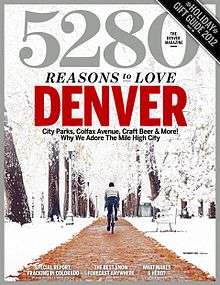 Cover of 5280's December 2012 issue