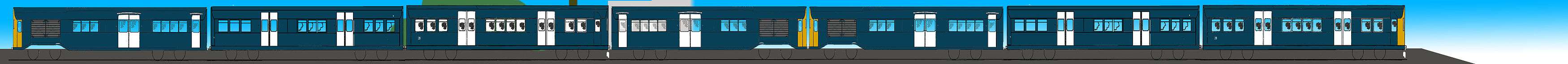 Rail Blue livery on Class 485