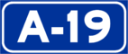 Autovía A-19 shield}}