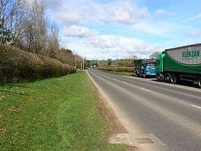 A371 near Bath and West showground, Shepton Mallet