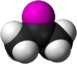 A 3D rendered polygon object consisting of one pink sphere joined to several smaller white spheres by a black membrane