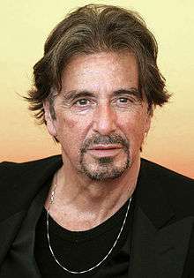 Photo of Al Pacino attending the Venice Film Festival in 2004.