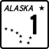 Alaska route marker