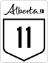 Alberta Highway 11 shield