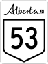 Alberta Highway 53 shield