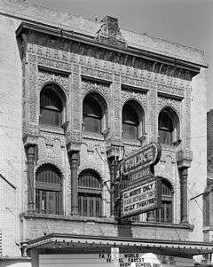 The face of the Alhambra Theatre