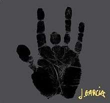 Jerry Garcia's hand print and signature