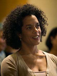 Aminatta Forna at the awards ceremony of the LiBeraturpreis 2008 for her book "Ancestor Stones".