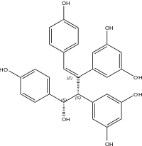 Chemical structure of amurensin A