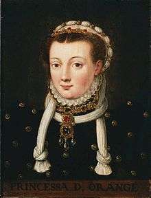 Close-up portrait of Anna of Egmond