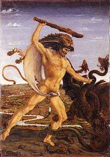Hercules and the Hydra, c. 1475, Uffizi Gallery