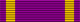 A ribbon 1/8 purple, 1/8 yellow 4/8 purple, 1/8 yellow and 1/8 purple.