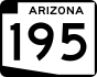State Route 195 marker