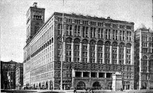 The Auditorium Building was designed by Dankmar Adler and Louis Sullivan (1886–90).