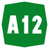 A12 Motorway shield}}
