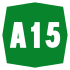 A15 Motorway shield}}