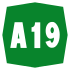 A19 Motorway shield}}