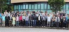 Attendants of the BMVA Summer School 2014 in a group photo.