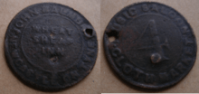 A token to gain entry to Balmbras music hall in Newcastle