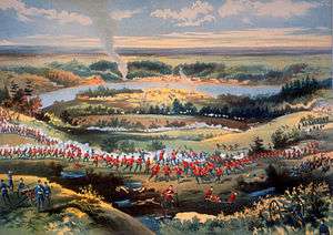 Print of the Battle of Batoche