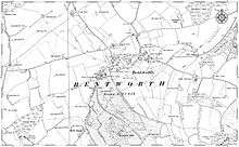 A map of Bentworth's parish as it appeared 1811
