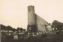 Blundeston Church in 1929.