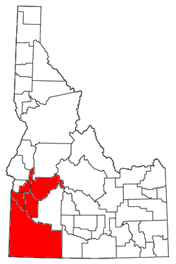 Map of Boise
