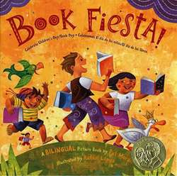 Book Fiesta! cover, illustrated by Rafael López