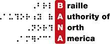 Logo of the Braille Authority of North America