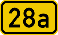 Bundesstraße 28a number.svg
