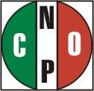 The CNOP logo, divided into a green-white-red tricolor much like that of the PRI