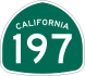 State Route 197 marker