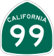 State Route 99 marker
