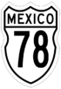 Federal Highway 78 shield