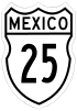 Federal Highway 25 shield