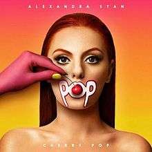 The cover sleeve for "Cherry Pop" portrays Stan being fed with a cherry by a person whose face cannot be seen. The word "Pop" is marked over her mouth.