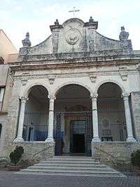 Façade of church of Saint Mary of Jesus