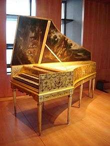 Harpsichord made by A. Rückers (1646).