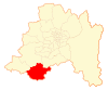 Location of the Alhué commune in the Santiago Metropolitan Region