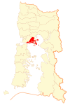Location of the commune of Calbuco in Los Lagos Region