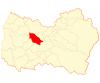 Location of Pichidegua commune in O'Higgins Region