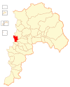 Map of the Quintero commune in the Valparaíso Region